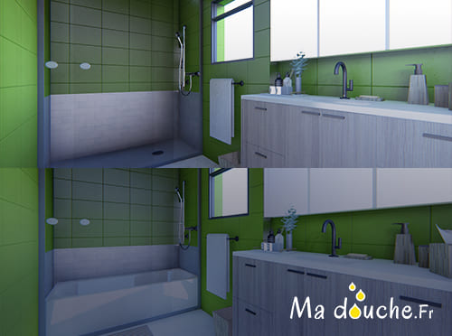 Transformer une baignoire en douche italienne : prix, tarif et devis — remplacement baignoire par douche senior