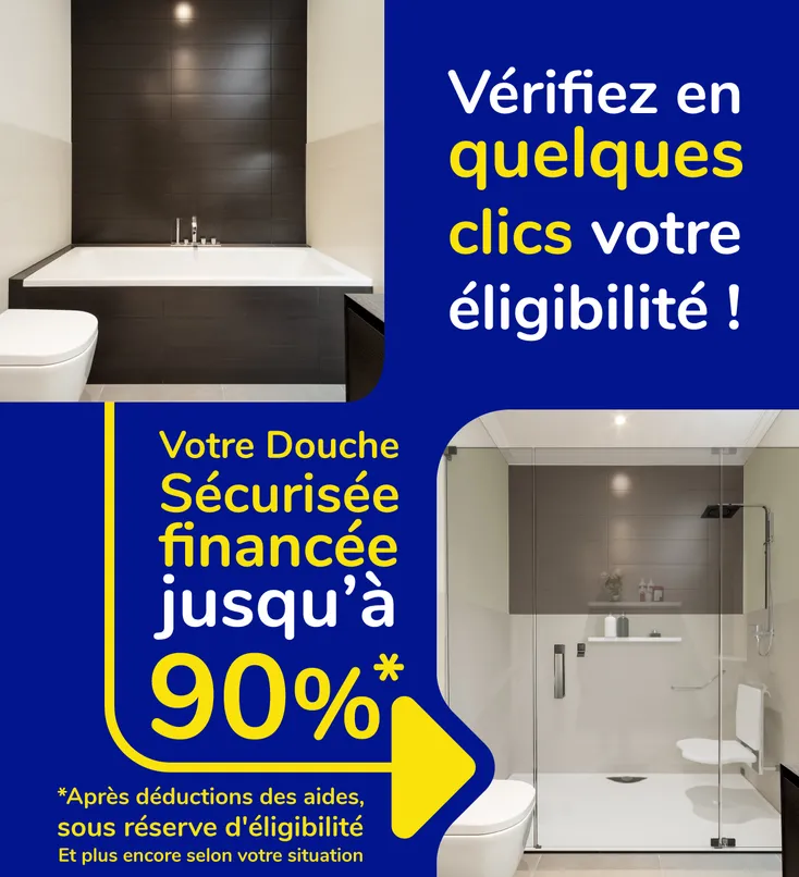 Formulaire de test d'éligibilité douche senior